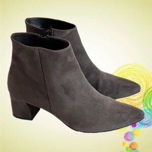 Paul Green Gray Suede Boots